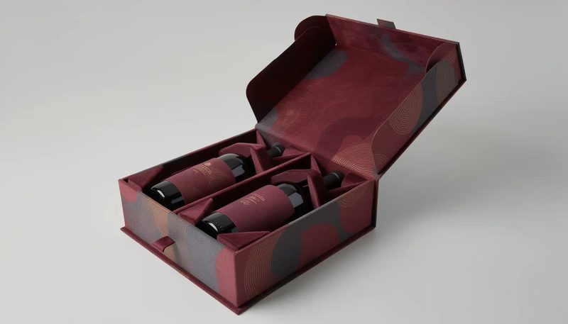 Sicherheit und Schutz in einer wein geschenkbox