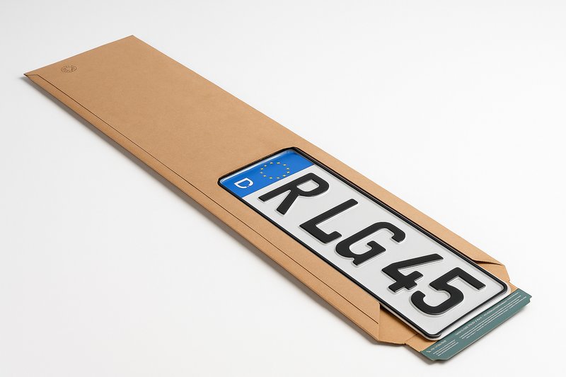 Versandtaschen Kfz Kennzeichen kaufen - KK Verpackungen