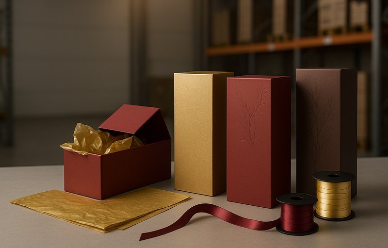 Wein Geschenkbox mit Motiv kaufen - KK Verpackungen