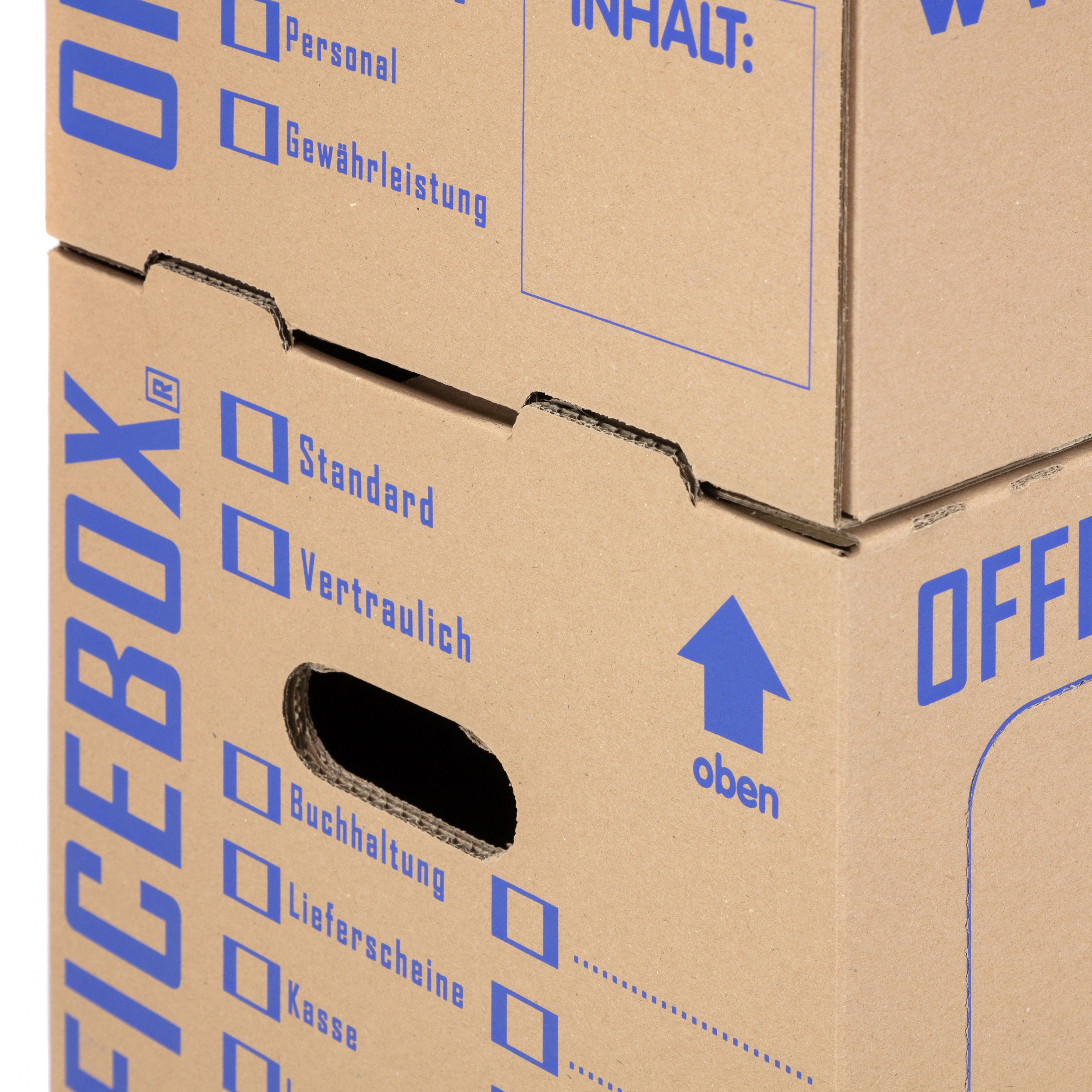Officebox® Ordnerkarton Archivkarton Archivschachtel Archivbox Aktenkarton - Produktbild 8