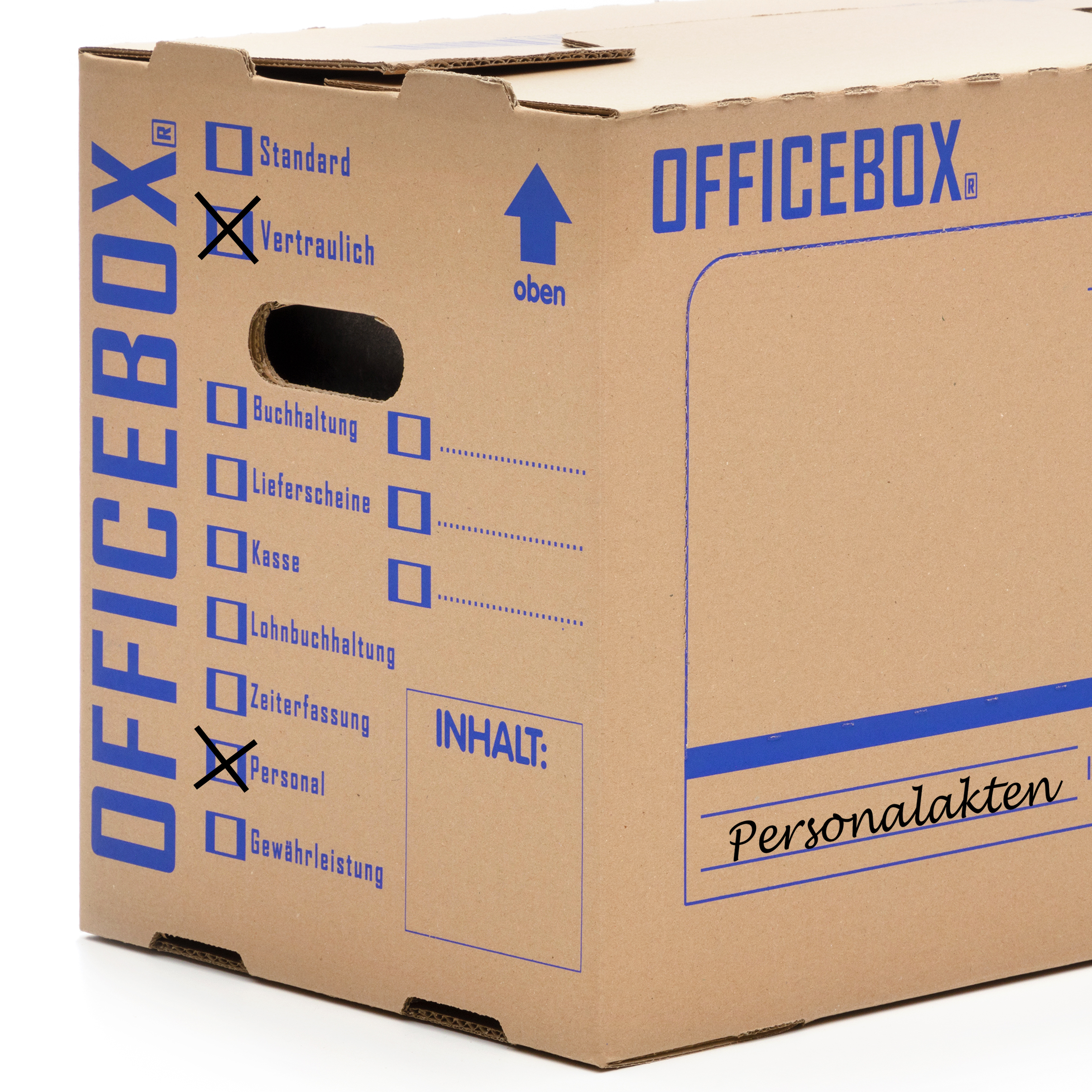 Officebox® Ordnerkarton Archivkarton Archivschachtel Archivbox Aktenkarton - Produktbild 9