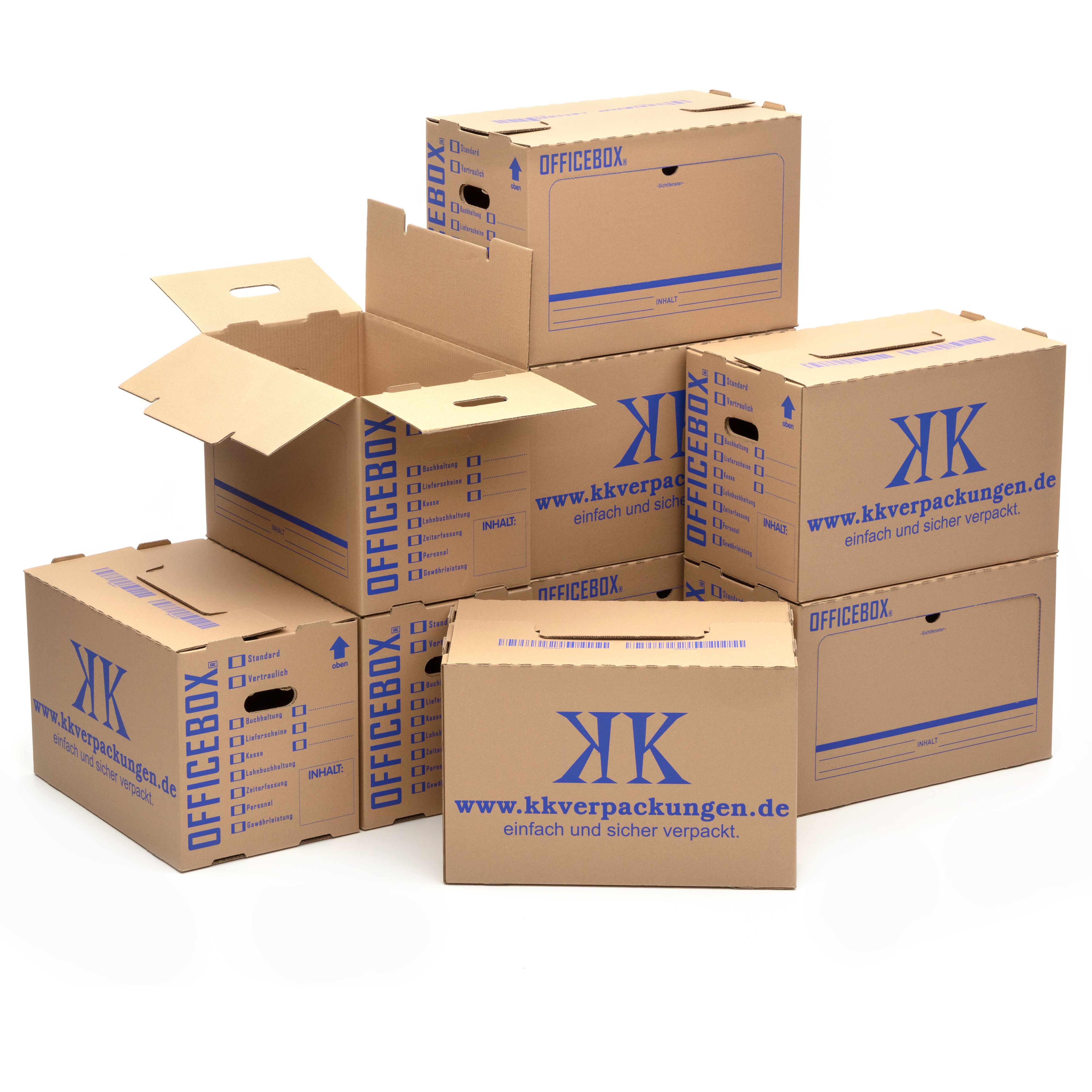Officebox&reg; Ordnerkarton Archivkarton Archivschachtel Archivbox Aktenkarton
