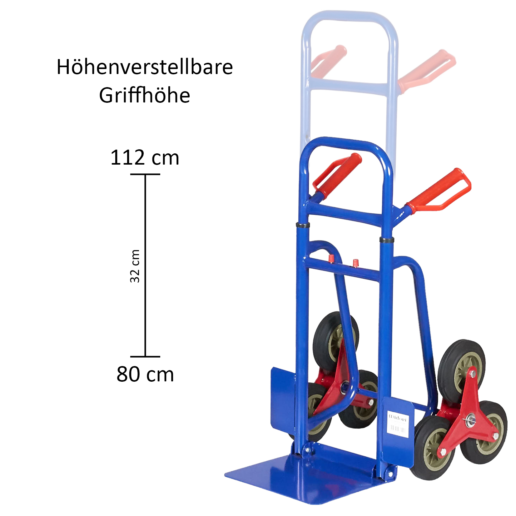 PROFI Treppenkarre Stapelkarre Treppen Sackkarre Transportkarre Treppensteiger