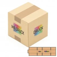 150x150x150 mm einwellige Kartons mit Digitaldruck