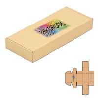 340x144x44 mm einwellige Faltschachtel mit Digitaldruck