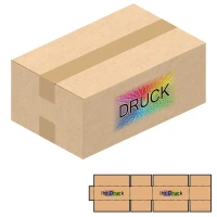 252x162x104 mm zweiwellige Kartons mit Digitaldruck