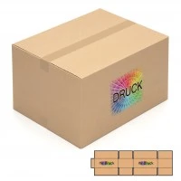 500x400x300 mm zweiwellige Kartons mit Digitaldruck