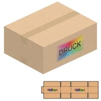 430x340x180 mm zweiwellige Kartons mit Digitaldruck