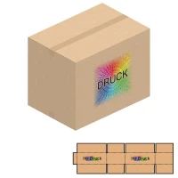 650x450x500 mm einwellige Kartons A2+ mit Digitaldruck