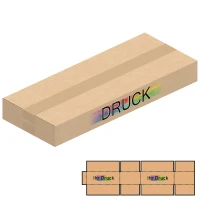 500x200x60 mm einwellige Kartons mit Digitaldruck