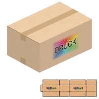 740x490x330 mm zweiwellige Kartons mit Digitaldruck