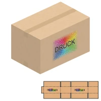 550x350x220-320 mm zweiwellige Kartons mit Digitaldruck