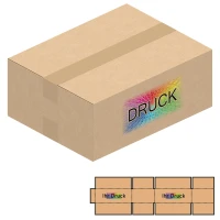335x260x135 mm einwellige Kartons mit Digitaldruck