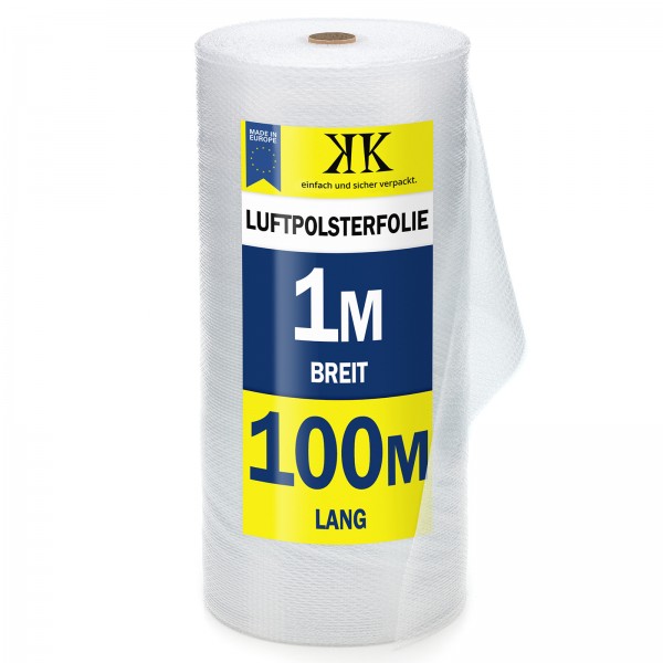 Luftpolsterfolie 1,0 x 100 m 60my