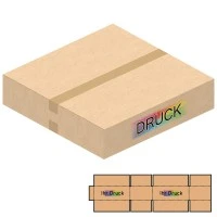 570x570x130 mm zweiwellige Kartons mit Digitaldruck