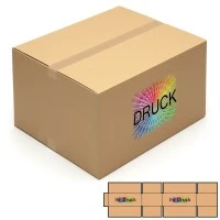 600x500x210-350 mm zweiwellige Kartons mit Digitaldruck