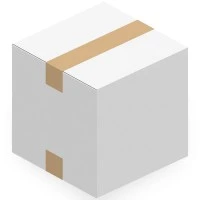 244x244x238 mm einwellige Kartons, weiß