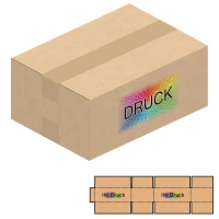 280x200x120 mm einwellige Kartons mit Digitaldruck