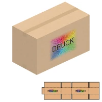 700x350x400 mm zweiwellige Kartons mit Digitaldruck