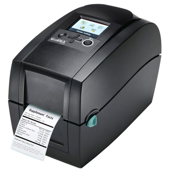 GoDEX Desktopdrucker RT200i 203 dpi LAN seriell USB Display