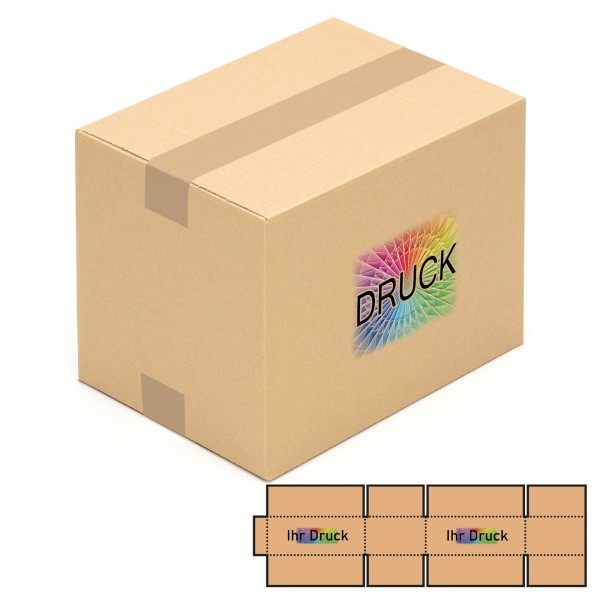 Faltkarton 300 x 215 x 240 mm mit Digitaldruck