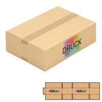 420x300x120 mm einwellige Kartons mit Digitaldruck