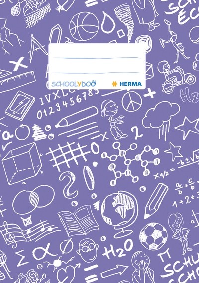 HERMA 19418 10x Heftschoner A5, SCHOOLYDOO, violett