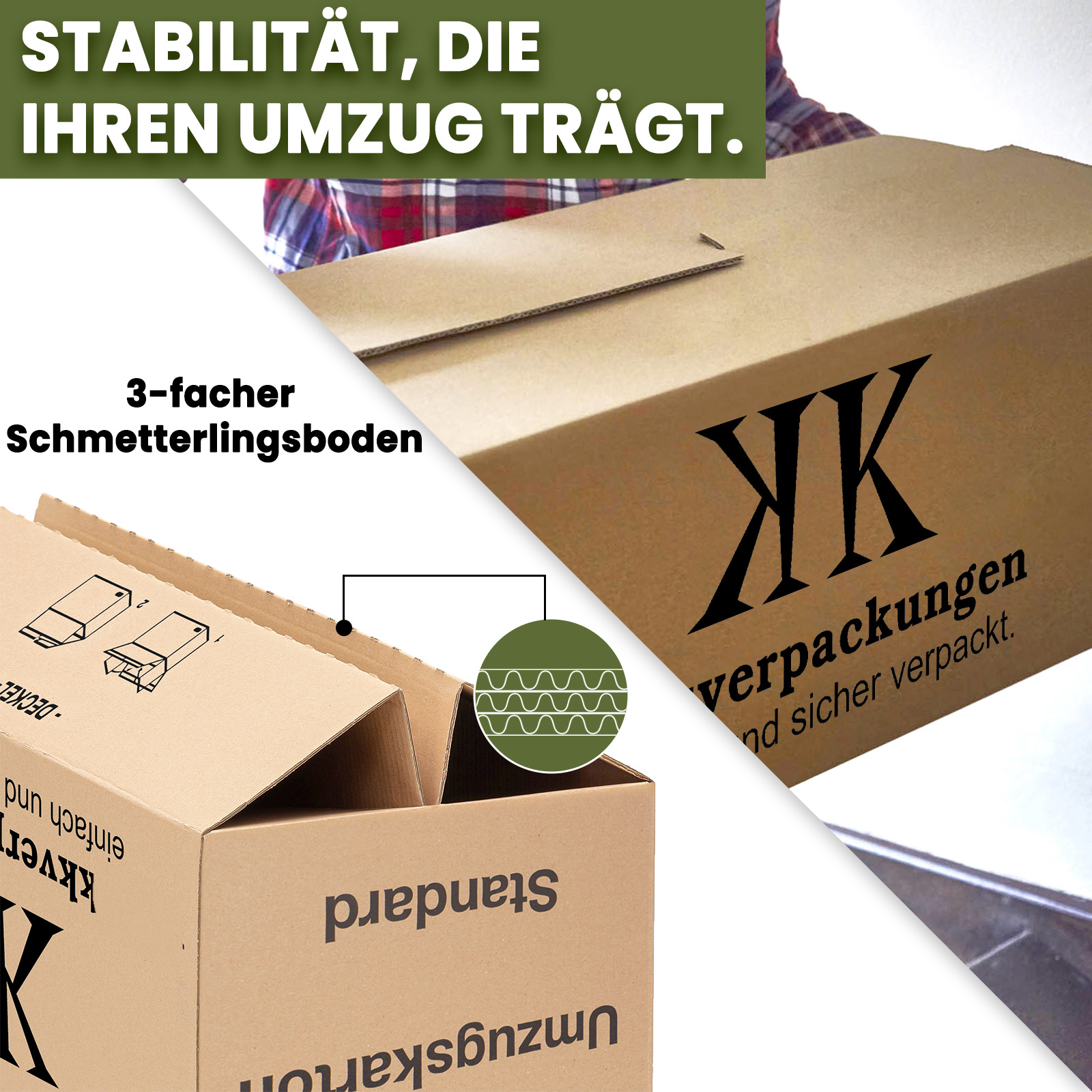 KK Verpackungen® Umzugsdecke 130 x 200 cm