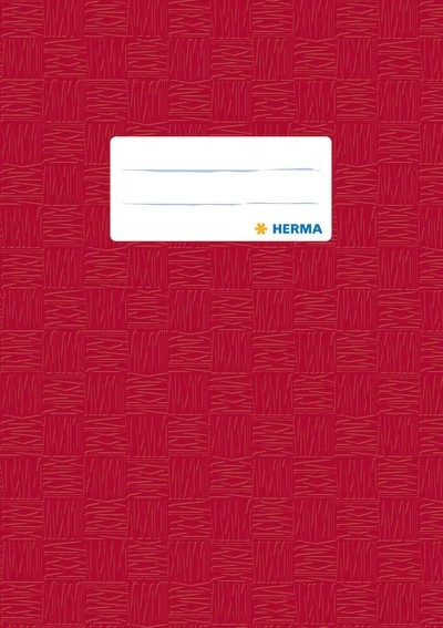 HERMA 7430 2500x Heftschoner PP A5 gedeckt/weinrot