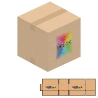 292x292x284 mm zweiwellige Kartons mit Digitaldruck