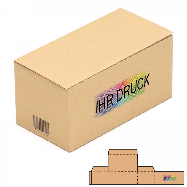 Automatik-Karton 270 x 140 x 130 mm mit Digitaldruck