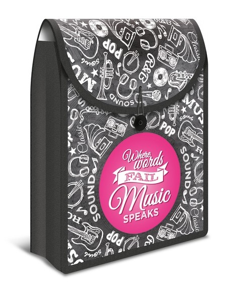 HERMA 19175 3x Flexi Bag schwarz pink