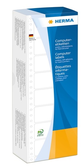 HERMA 8207 Computeretiketten 68,58x35,7 mm 1-bahnig weiß Papier