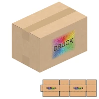 280x180x170 mm zweiwellige Kartons mit Digitaldruck