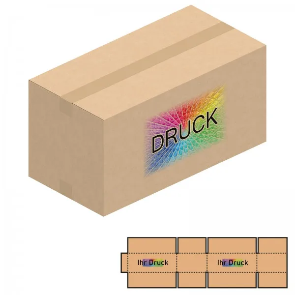 600x300x300 mm zweiwellige Kartons mit Digitaldruck