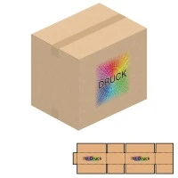 400x300x350 mm einwellige Kartons mit Digitaldruck