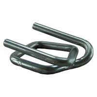 100x 19 mm Metallklemmen verzinkt für Textil Umreifungsband