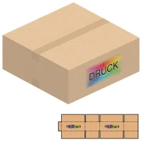 500x500x200 mm zweiwellige Kartons mit Digitaldruck