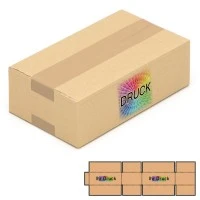 240x140x75 mm einwellige Kartons mit Digitaldruck
