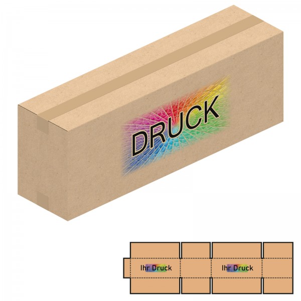 1000x250x350 mm zweiwellige Kartons mit Digitaldruck
