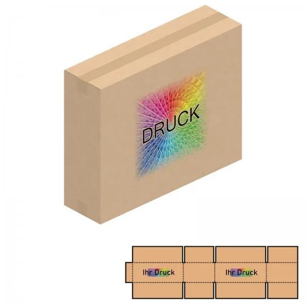 590x165x475 mm zweiwellige Kartons mit Digitaldruck