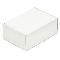 220x160x90 mm einwellige Faltschachtel, weiß