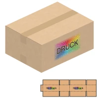 360x270x160 mm einwellige Kartons mit Digitaldruck