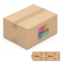 320x250x160 mm einwellige Kartons mit Digitaldruck