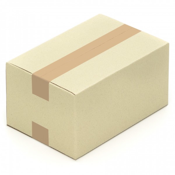 Graspapier-Karton Faltkarton 300 x 200 x 150 mm aus Graspapier