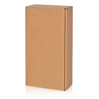 Präsentkarton für 2 Flaschen 360x180x90 mm Kraftpapier Natur