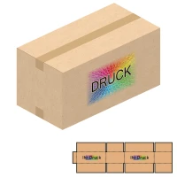 565x290x280 mm zweiwellige Kartons mit Digitaldruck