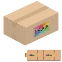270x190x120 mm einwellige Kartons mit Digitaldruck