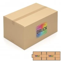 590x390x300 mm zweiwellige Kartons mit Digitaldruck