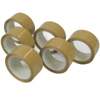 Midori Klebeband Braun PP Laut Packband Paketband 48 mm x 66 m